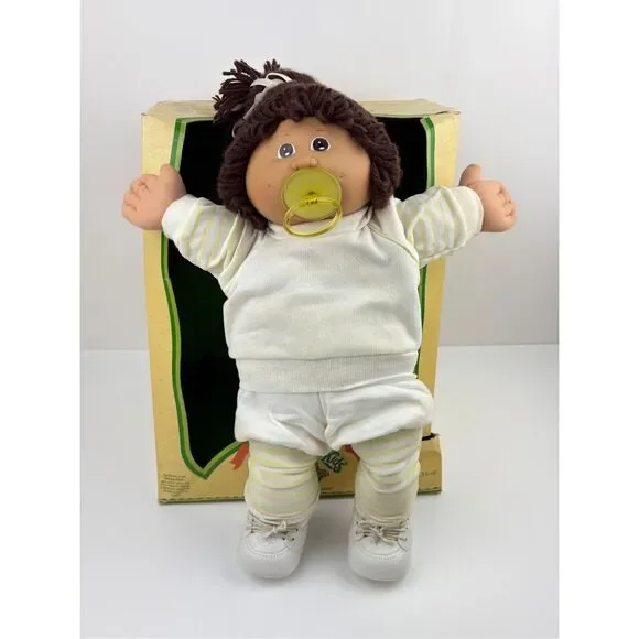 1984 Cabbage Patch Kids #3900 Girl Doll Brown Eyes Zarah Marleen w/ Box - Picture 3 of 11